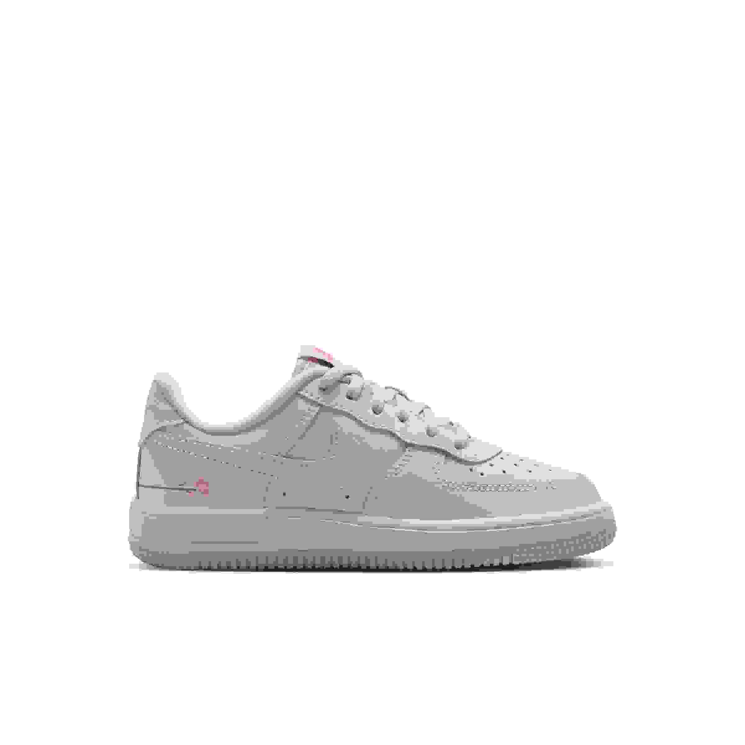 Nike Force 1 Low Preschool Girls' "Light Bone/Playful Pink/Fauna Brown/Light Bone" Shoe